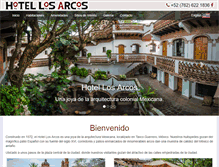 Tablet Screenshot of hotellosarcostaxco.com